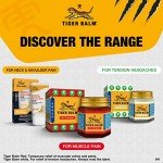 Tiger Balm Red Ointment, Temporary Relief from Minor Muscular Aches and Pains, 30 g (Pack of 1)