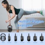 Nimsqury 2-1 Adjustable Kettlebells Set, Kettle bell Weights Set (10lb-25lb), Adjustable Dumbbell for Women/Men Home Gym Workout Strength Training