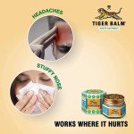 🐯 2X Tiger Balm White Ointment | Relief for Muscle Aches & Tension - UK 🐯