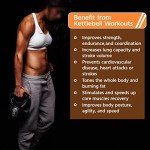 Yaheetech Kettlebell Set HDPE Coated Concrete Kettle Bell Weights Set for Strength Training - Heavy Weight KettleBell for Home Gym Fitness Weight Lifting Bodybuilding, 10kg