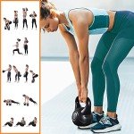 Yaheetech Kettlebell Set HDPE Coated Concrete Kettle Bell Weights Set for Strength Training - Heavy Weight KettleBell for Home Gym Fitness Weight Lifting Bodybuilding, 10kg