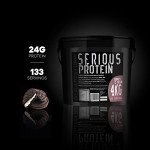 SERIOUS PROTEIN – Protein Powder – 4kg – Low Carb – Supports Lean Muscle Growth – Recovery Supplement - The Bulk Protein Company - 133 Servings (Cookies & Cream)