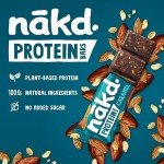 Nakd Caramel Protein Bar - Vegan - Gluten Free - Healthy Snack, 45g (Pack of 16 bars)