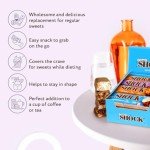 FitnesSHOCK Protein Bar 12pcs no added sugar, 20% protein, low carb (3,5g), rich in fibre, low calorie, 12-pack fitness chocolate bars mix box, palm oil free 12x50g