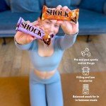 FitnesSHOCK Protein Bar 12pcs no added sugar, 20% protein, low carb (3,5g), rich in fibre, low calorie, 12-pack fitness chocolate bars mix box, palm oil free 12x50g