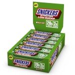 Snickers - High Protein Bars | Low Sugar, Only 2g of Sugar per bar, Hazelnut and Milk Chocolate Flavour, 12 x 57g Box, 20g Protein