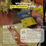 Turmeric Tablets 2000mg with Black Pepper & Ginger | 120 High Strength Curcumin Supplements | Easy Swallow Tablets (Not Turmeric Capsules or Powder) | Vegan and Gluten Free | UK Made