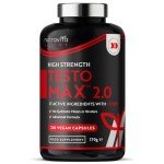 Test Booster for Men - 210 Vegan Capsules - 1450mg per Testosterone Supplement Serving - TESTOMAX™ 2.0 Contains 17 Active Ingredients Incl. Ashwagandha KSM 66®, CoQ10, Maca Root - Made by Nutravita