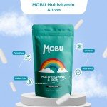 Multivitamin & Iron 120 Tablets for Men & Women | Vitamin B, C, D, E and Iron | Immune Support & Daily Wellbeing Multivitamins with Iron | Vegetarian | MOBU UK