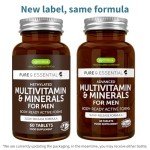 Igennus Methylated Men's Multivitamin, 22 Slow Release Highly Bioavailable Nutrients, Active B-Vitamins, Clean Label, MTHFR Supplement, Energy & Heart Health, 60 Easy-to-Swallow Vegan Tablets