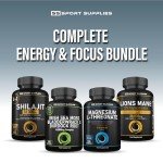 Shilajit Capsules 16,000mg -120 Days Supply - 60% Fulvic Acid - Added Ashwagandha, Lions Mane, Turmeric and Black Pepper - High Strength Himilayan Shalajit Resin