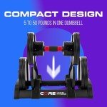 Adjustable Dumbbell Weight Set for Home Fitness