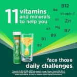 Berocca Vitamin C Effervescent Tablets, with Magnesium, Vitamin B12 & Vitamin B Complex, Orange Flavour, 1 Pack of 45 Tablets - 6 Weeks Supply