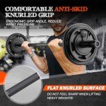 56" Olympic Barbell Bar, 2" Standard Straight Barbell Bars for Weight Lifting Bar for Bench Press/Squats/Hip Thrusts/Lunges/Biceps- Home Gym Weight Bar- 2 Spring Collars(500lb Weight Capacity)