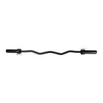 CAP Barbell Olympic EZ Curl Bar, Black, 47-Inch
