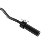 CAP Barbell Olympic EZ Curl Bar, Black, 47-Inch