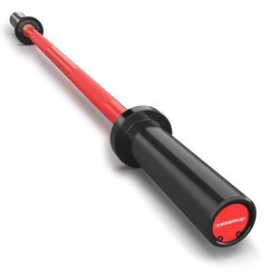 E.T.ENERGIC 4ft Olympic Barbell 20KG Bar Load 500lbs Capacity Available Men's Barbell with Hard Chrome Sleeves for 2" Olympic Plates