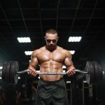 Yaheetech Barbell Weight Set - Olympic Curl Bar & 6 Olympic Weights & 2 Olympic Barbell Clamps for Lifts 66LB