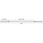 Bumper Weight Plate Olympic Plate Hi-Temp Bumper Weight Plate with Steel Insert Strength Training Weight Lifting Plate (100LB Weight Set & 7FT Weight Bar)