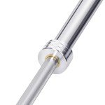 Bumper Weight Plate Olympic Plate Hi-Temp Bumper Weight Plate with Steel Insert Strength Training Weight Lifting Plate (100LB Weight Set & 7FT Weight Bar)