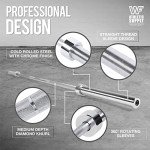 WF Athletic Supply 290lb & 300lb & 555lb Traditional/Classic Olympic Weight Plates Set with 7 ft. Olympic Barbell, Great for Strength Training, Weightlifting, Bodybuilding & Powerlifting