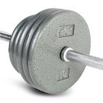 CAP Barbell Standard 1-Inch Barbell Weight Set, 100-Pounds