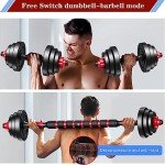 BCBIG Adjustable-Dumbbells-Sets,Free Weights-80lb(40lb*2) Dumbbells Set of 2 Convertible To Barbell A Pair of Lightweight for Home Gym,Women,Men