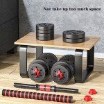 BCBIG Adjustable-Dumbbells-Sets,Free Weights-80lb(40lb*2) Dumbbells Set of 2 Convertible To Barbell A Pair of Lightweight for Home Gym,Women,Men