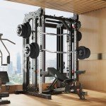 Yaheetech Barbell Weight Set - Olympic Curl Bar & 6 Olympic Weights & 2 Olympic Barbell Clamps for Lifts 55LB