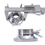 SquEqu 2 Pack Dumbbell Collars Spin Locking Nut with Safety Lock Screw Clamps for 1'' Standard Threaded Dumbbell Handles Weight Bar Hand Weight Set Barbell Adjustable Dumbbells Weight Set