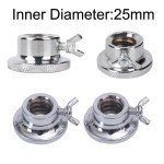 SquEqu 2 Pack Dumbbell Collars Spin Locking Nut with Safety Lock Screw Clamps for 1'' Standard Threaded Dumbbell Handles Weight Bar Hand Weight Set Barbell Adjustable Dumbbells Weight Set