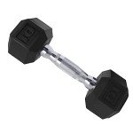 CAP Barbell 50lb Coated Hex Dumbbells (Pair)