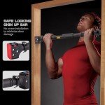 leikefitness Pull-Up Bar For Door Frame Chin Up Bar Upper Body Workout Adjustable Portable Training Pull-Up Bars Bars without Screw - Adjustable Width Locking Mechanism