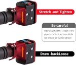 leikefitness Pull-Up Bar For Door Frame Chin Up Bar Upper Body Workout Adjustable Portable Training Pull-Up Bars Bars without Screw - Adjustable Width Locking Mechanism