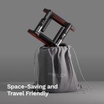 Jayflex CrossGrips Compact Pull Up Bar - Pull Up Bar Door Frame for Work from Home Fitness - Adjustable Door Frame Pullup Bar Handles - 250 lbs Capacity