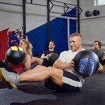 RitFit Soft Medicine Ball/Wall Ball Set for Strength and Conditioning Workouts, Core Training and Cross Training(5/10/15/20/25/30lbs) (Red+Orange+Green+Blue(10lb+15lb+20lb+25lb))