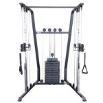 Body-Solid Best Fitness (BFFT10B) Functional Trainer Cable Machine, Full Body Workout Weight Stacks, Chest and Shoulder Exercise Home Gym LAT Pulldown Machines with 190lb Weights Stack, Black