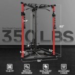 Mikolo Cable Crossover Machine, Functional Trainer with 17 Adjustable Positions, Home Gym Equipment with High and Low Pulley System for LAT Pulldowns and Seated Cable Row, Cable Fly Machine