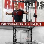 Mikolo Cable Crossover Machine, Functional Trainer with 17 Adjustable Positions, Home Gym Equipment with High and Low Pulley System for LAT Pulldowns and Seated Cable Row, Cable Fly Machine