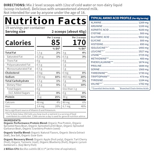Organic Vanilla Protein (Local Pickup SF)