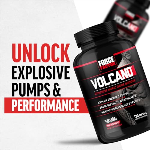 Volcano Nitric Oxide Pre Workout Supplement for Men