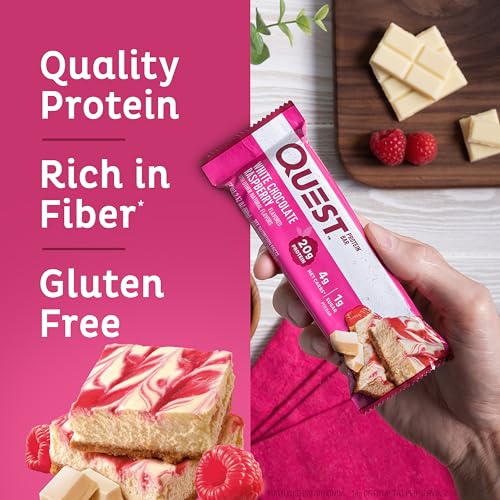 White Chocolate Raspberry Protein Bars - 12-Pack