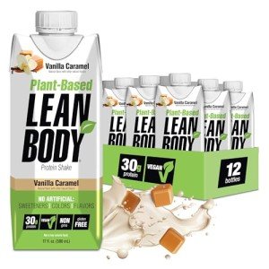 Vegan Protein Shake - Vanilla Caramel (12 Drinks)