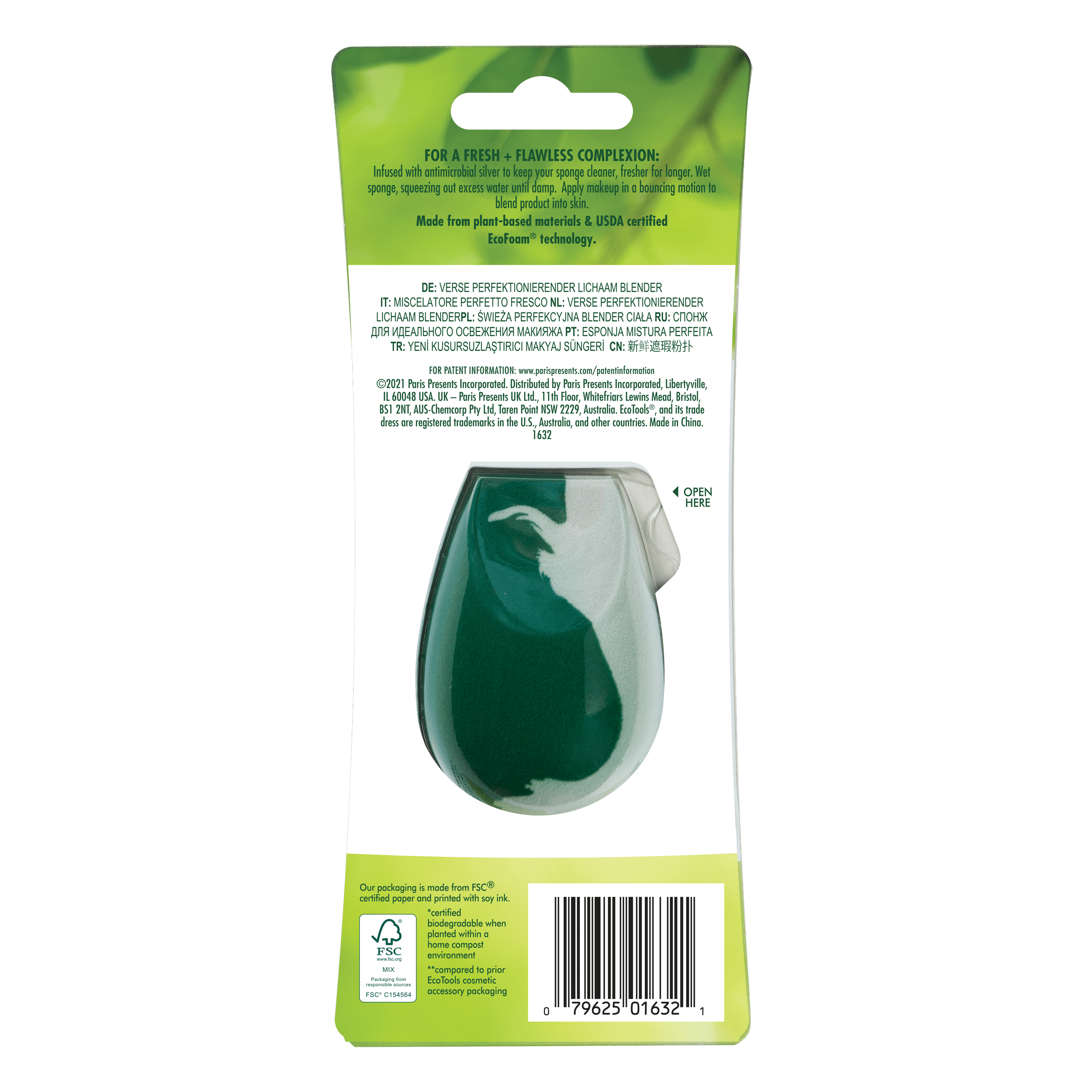 EcoTools Perfecting Makeup Blending Sponge - Multicolor