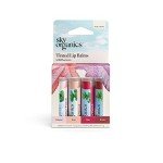 Organic Tinted Lip Balm 4-Pack - Flavored Shine