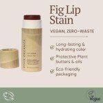 Vegan Organic Lip Stain in Fig or Pomegranate