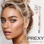 Medium Brown Organic Waterproof Eyebrow Pencil & Brush