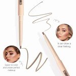Medium Brown Organic Waterproof Eyebrow Pencil & Brush