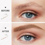 Medium Brown Organic Waterproof Eyebrow Pencil & Brush