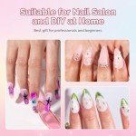 MelodySusie 5-Piece Dual Tipped Nail Art Brushes